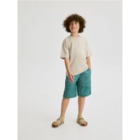 Pantaloni scurti cu buzunare - verde
