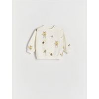 Bluza sport oversized - crem