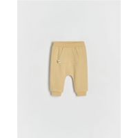 Pantaloni din jerseu, cu buzunare - bej