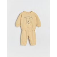 Set din bumbac Winnie the Pooh - bej