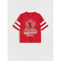 Tricou oversized - rosu