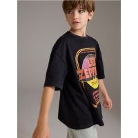 Tricou oversized Led Zeppelin - nude