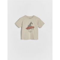 Tricou oversized - bej