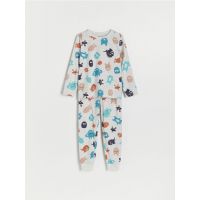 Pijama din doua piese - gri deschis