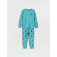 Pijama din doua piese - turcoaz