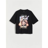 Tricou oversized Harry Potter - negru