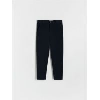 Pantaloni eleganti, in dungi - bleumarin