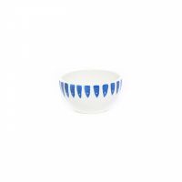 Bol ceramic, alb, 12,5x6,5 cm