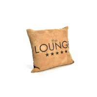 Perna VINTAGE, piele, crem, 40x40 cm