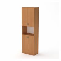 Dulap KSC-5, 4 usi, 5 rafturi, cires, 60x37x196 cm