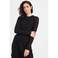 Bluza cu detalii semitransparente Pam