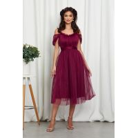 Rochie Queeny Bordo