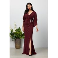 Rochie de ocazie Olimpia Bordo