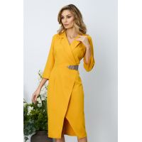 Rochie Daria Galben Mustar