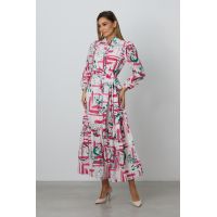 Rochie Iulia Fucsia Multi