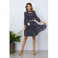 Rochie de zi Keira Bleumarin