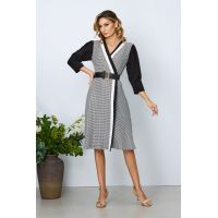 Rochie eleganta de zi Avril Bicolora