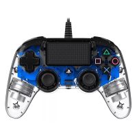 Controller Nacon Gaming Compact Ps4, Transparent Albastru