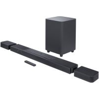 Soundbar JBL BAR 1300, 11.1.4, Sateliti detasabili, 1170W, Dolby Atmos, Wi-Fi, Airplay, HDMI eArc, Negru