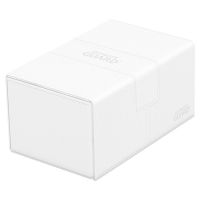 Cutie Depozitare Ultimate Guard Twin Flip'n'Tray 160+ XenoSkin Monocolor - Alb
