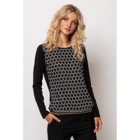 Bluza cu imprimeu Crepa