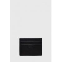Abercrombie & Fitch carcasa din piele barbati, culoarea negru