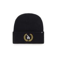 47brand șapcă din amestec de lână Mlb Los Angeles Dodgers culoarea negru,