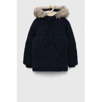 Abercrombie & Fitch geaca copii culoarea albastru marin