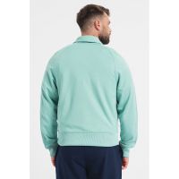 Bluza cu fermoar si maneci raglan