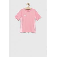 adidas Performance tricou copii TABELA 23 JSY culoarea roz, neted