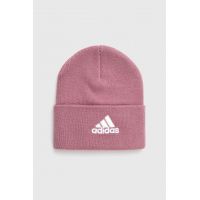 adidas Performance caciula culoarea roz, din tricot gros