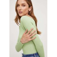 Answear Lab pulover culoarea verde, light