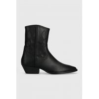 Answear Lab cizme femei, culoarea negru, cu toc drept