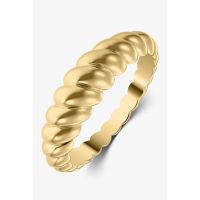 Inel din argint veritabil placat cu aur de 14K