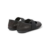 Balerini de piele nabuc cu banda elastica Nina 1395