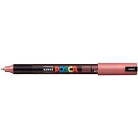 Marker Posca, Varf Metalic 0.7 mm - Rosu Metalizat | Uni
