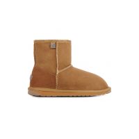 Ghete slip-on de piele intoarsa cu logo discret