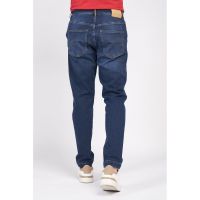 Blugi regular fit cu aspect decolorat