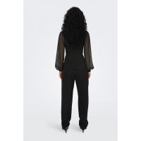 Bluza cu maneci din plasa