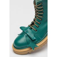 Ghete wedge de piele