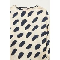 Bluza cu model si maneci cazute