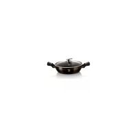 Cratita cu capac marmorata 28 cm Shiny Black Berlinger Haus BH 6609