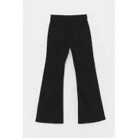 Blugi boot-cut cu talie inalta