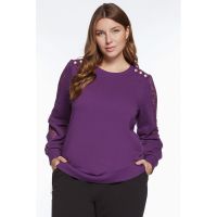 Bluza cu maneci de dantela