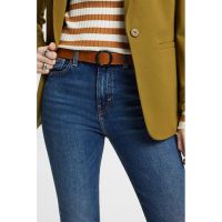 Blugi slim fit cu aspect decolorat