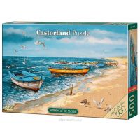 Puzzle - Dimineata pe plaja - 500 piese | Castorland