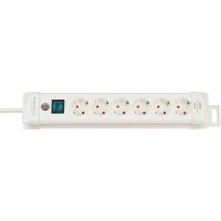 Prelungitor Brennenstuhl Premium-Line 154786, Intrerupator, 6 prize Schuko, 3m, Alb