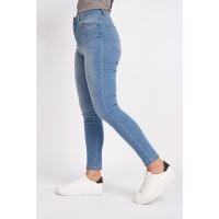 Blugi skinny cu talie inalta