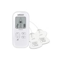 Aparat pentru terapira durerii E3 - 2 pad-uri - Intensitate reglabila - 9 moduri - Timer - Alb