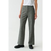 Pantaloni cu croiala ampla - din amestec de lana Toti